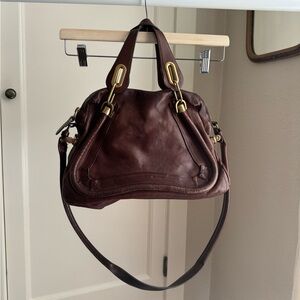 Chloe Paraty Medium Handbag Brown